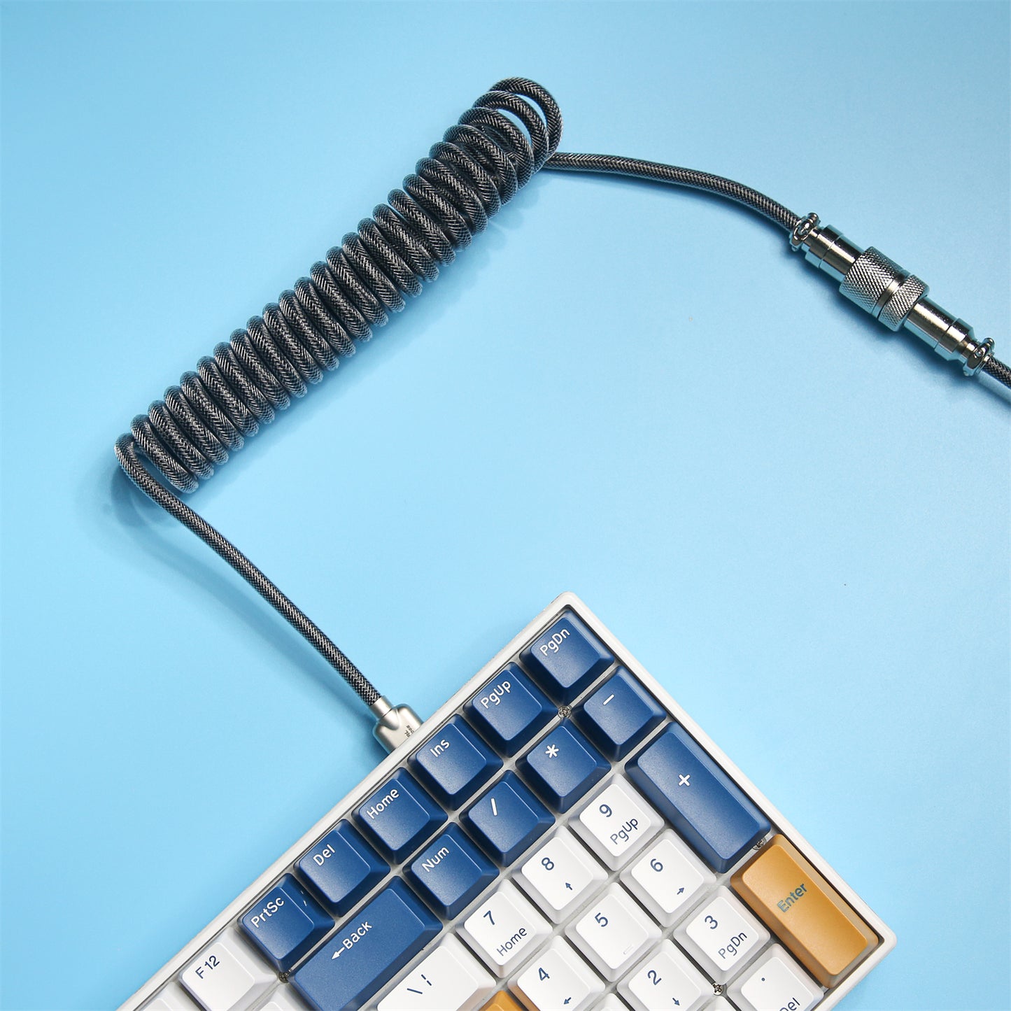Conductor USB Formato C Tejido – Cable Enrollado Royal Kludge