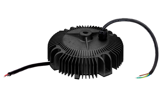 Driver LED voltaje carcasa circular 240W HBG-240 - 36V - B - 3 en 1  (1-10V, Resistor, PWM)