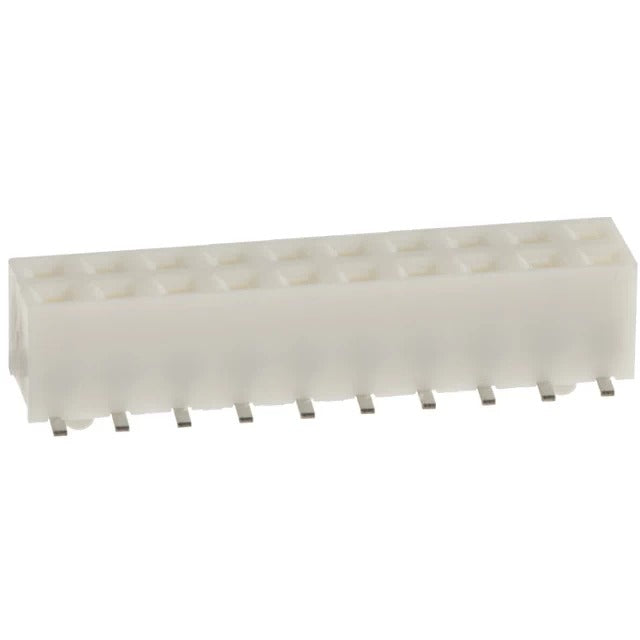 RECEPTOR CONECTOR 20 POSICIONES 2MM DORADO MONTAJE SUPERFICIAL