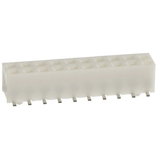 RECEPTOR CONECTOR 20 POSICIONES 2MM DORADO MONTAJE SUPERFICIAL
