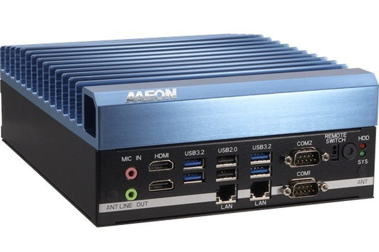 Fanless Embedded Box PC with Socket Type 12/13/14th Generation Intel® Core™ Processor, configured