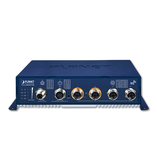 Gateway Industrial Vehicular 5G NR con PoE+ M12 PLANET