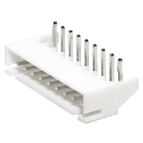 Conector para PCB macho 3A con paso 2.5mm 90° y 180° serie PE - 90° - 14 pines