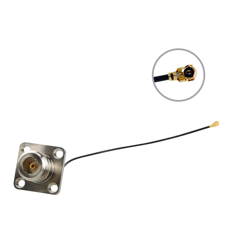 Conector de Antena MHF a N-Type para LoRa/LTE