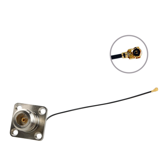 Conector de Antena MHF a N-Type para LoRa/LTE