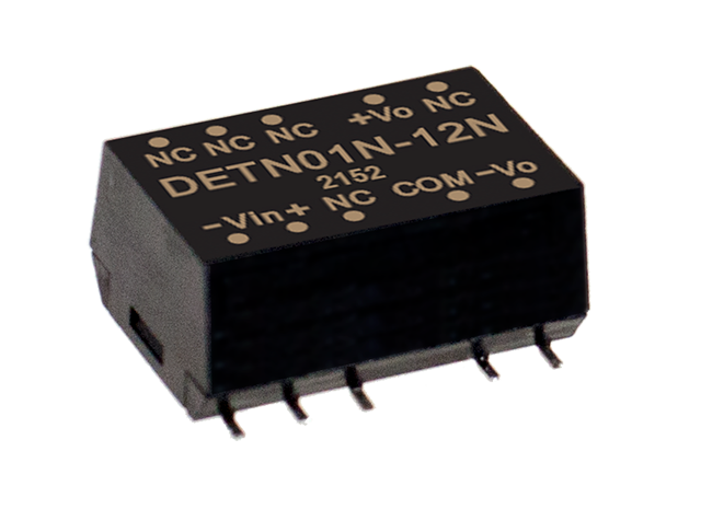 Conversor DC-DC SMD no regulado 1W DETN01-N - 10.8 a 13.2VDC - ±15V