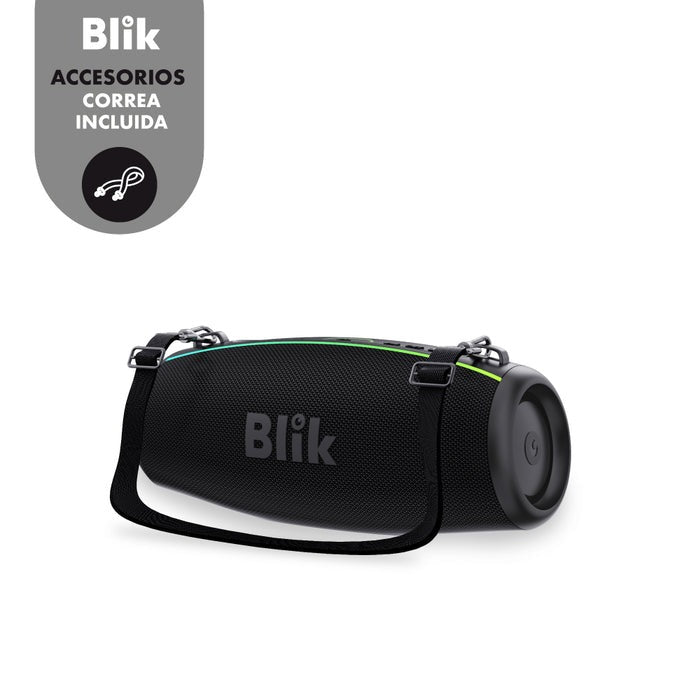 Altavoz Inalámbrico Blik Beatbass con Conectividad Bluetooth, Potencia de 60W e Impermeabilidad IPX6