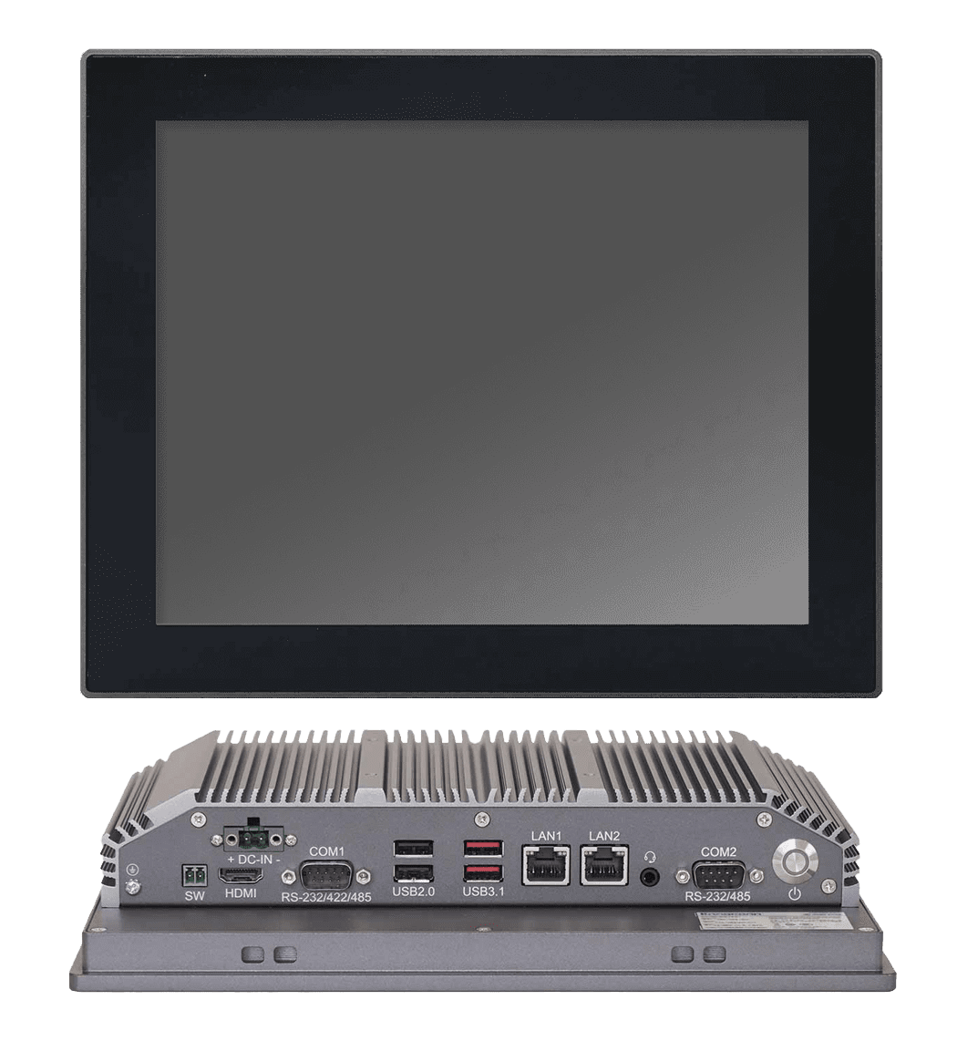 Industrial Fanless 12.1" Panel PC, w/ Intel - ®Plataforma Elkhart Lake J6412