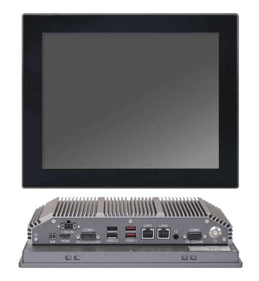 Industrial Fanless 12.1" Panel PC, w/ Intel - ®Plataforma Elkhart Lake J6412