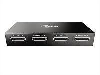 Xtech 4-port HDMI Splitter Box with power XHA-420
