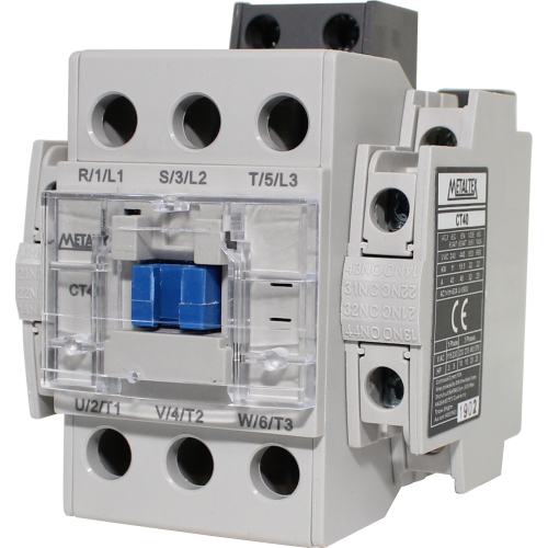 Contactor tripolar hasta 40A AC3 Serie CT40 - 220VAC