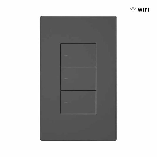 Controlador WiFi Montaje Mural Sonoff SwitchMan M5 Tres Circuitos