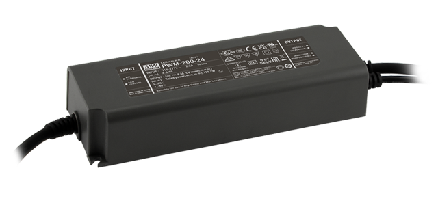 Driver LED plástico voltaje flicker IP67 PFC opción DALI DALI-2 200W PWM-200 - 48V - TY1 - Tuya (a pedido)