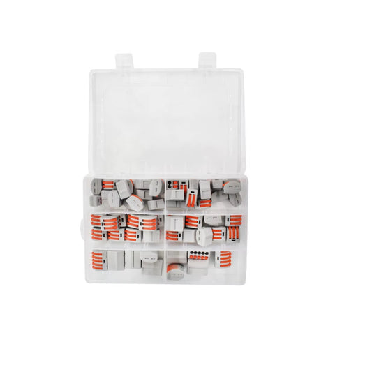 Kit Conformado por 50 Conectores de Unión Instantánea Modelo Wago