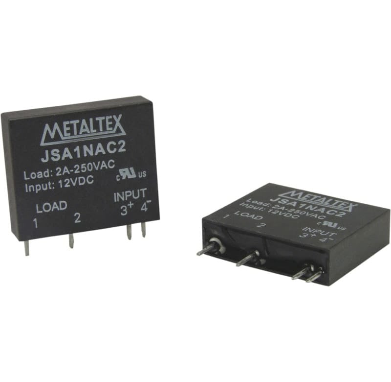 Relé de estado sólido SSR alterna 1NA 2A control AC 48 a 280VAC serie JSA - 9.6VDC a 14.4VDC