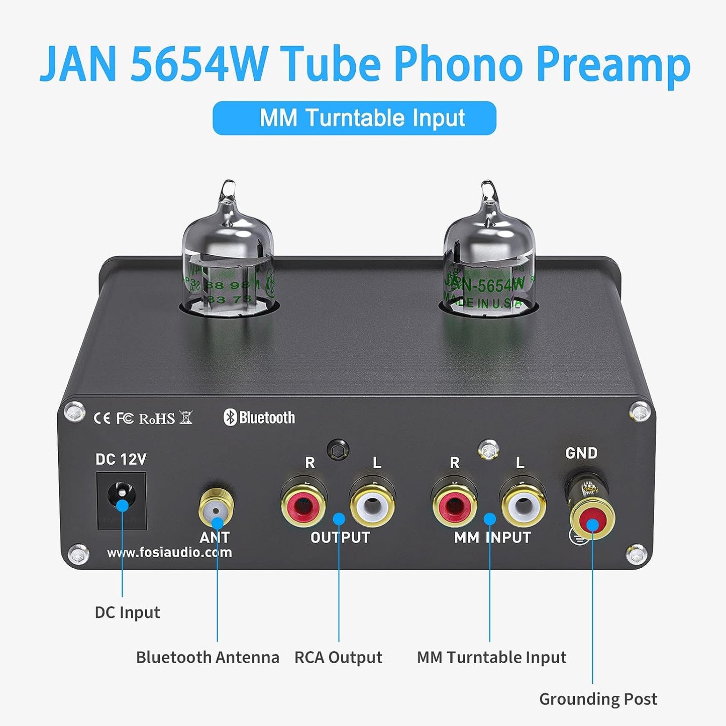 Etapa Preamplificadora para Giradiscos – Fosi Audio Box X3 con Conexión Inalámbrica
