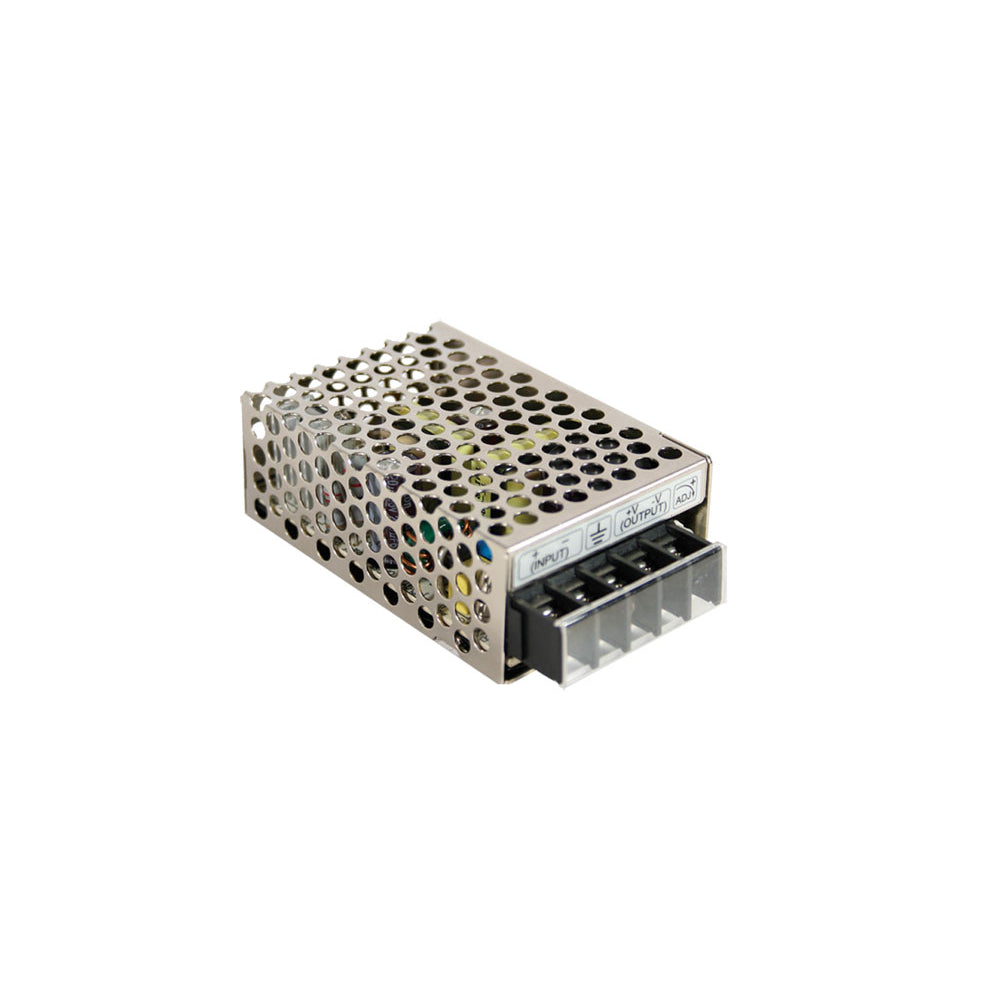 Transformador de tensión continua entrada 9.12-18V salida 5V intensidad 3A potencia 15W – Mean Well SD-15A-5