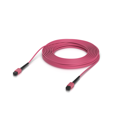 JF4MM15U UI 15m MPO-MPO 12-Fibras Tipo-B OM4 Multimodo MM Latiguillo de fibra LSZH