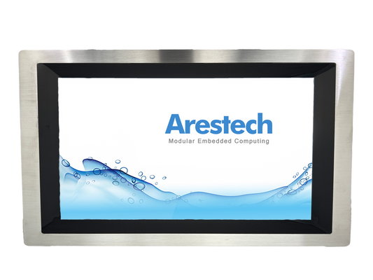 Monitor Touch Industrial Inox IP66 21.5", RS-232/VGA, 12VDC, Arestech