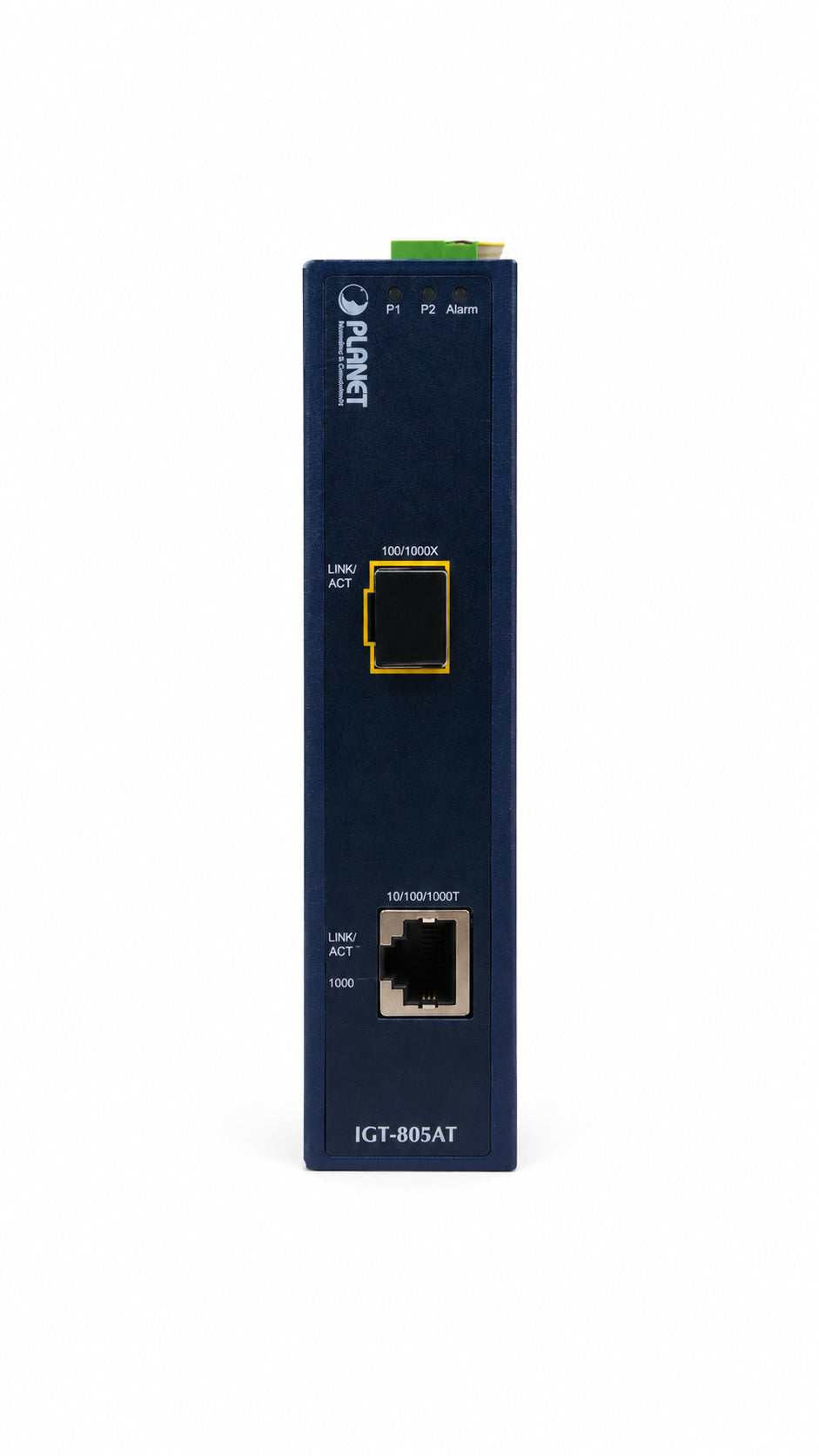 Conversor de Medios Industrial 10/100/1000BASE-T a 100/1000BASE-X SFP