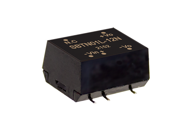 Conversor DC-DC SMD no regulado 1W SBTN01-N - 21.6 a 26.4VDC - 15V