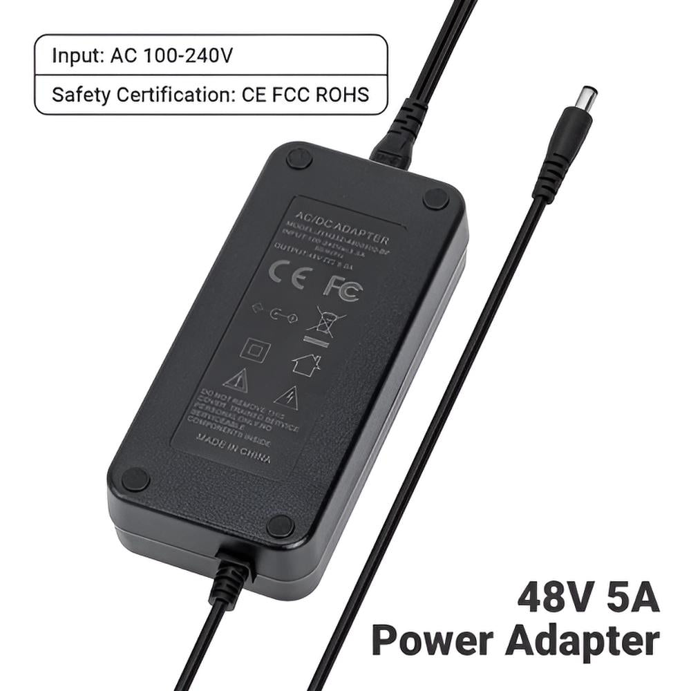 Suministro de corriente continua 48V 5A marca Fosi Audio
