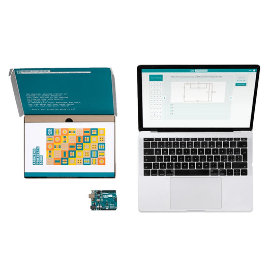 Kit iniciación Arduino con documentación en español y validación de autenticidad