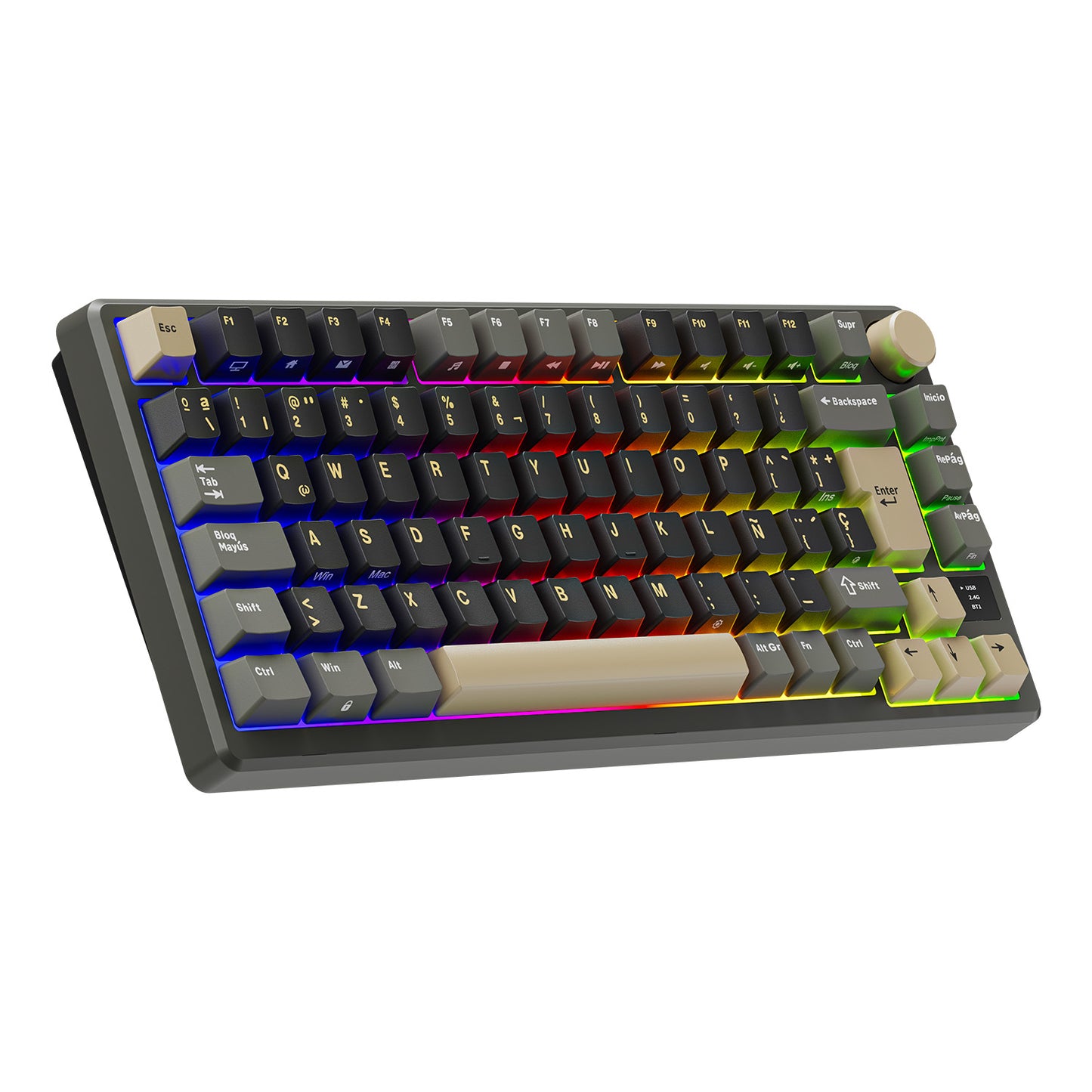 Teclado Electromecánico Inalámbrico RK M75 Phantom 75% Español – Royal Kludge