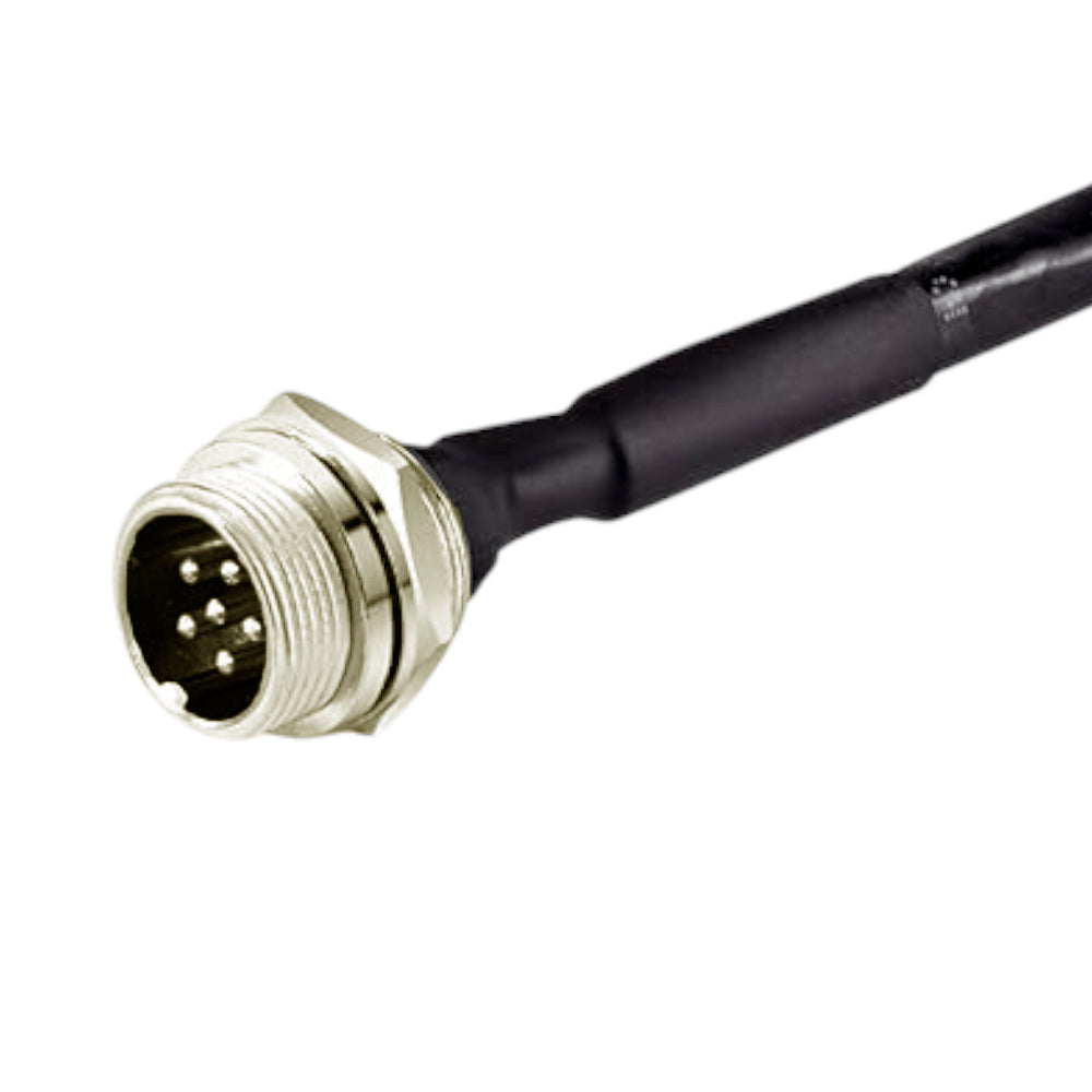 Acoplador para panel Hembra GX16-6B de 6 contactos