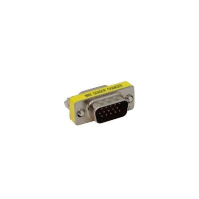 VGA-MH Adaptador VGA Macho-Hembra 2-HD15(DB15-3-Filas) para FP1MV DE-15/MH/HM Acoplador