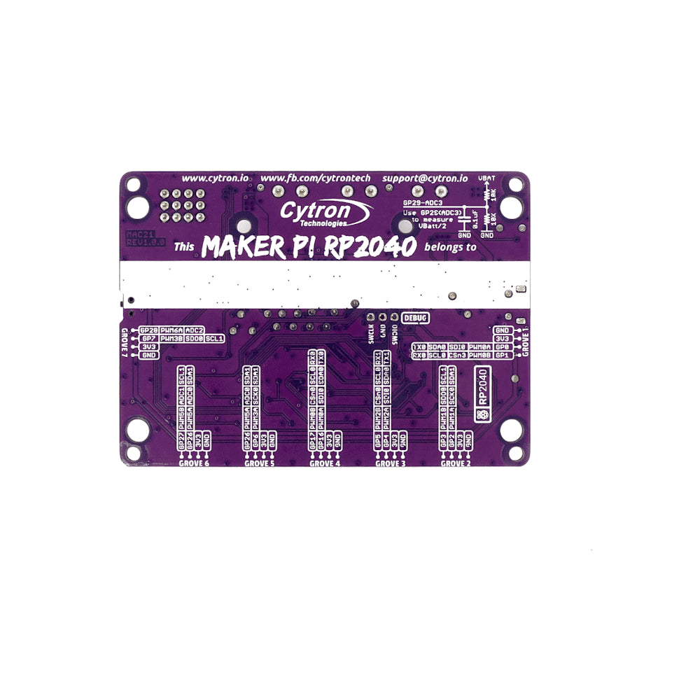 Plataforma Maker Pi con procesador RP2040 – Cytron