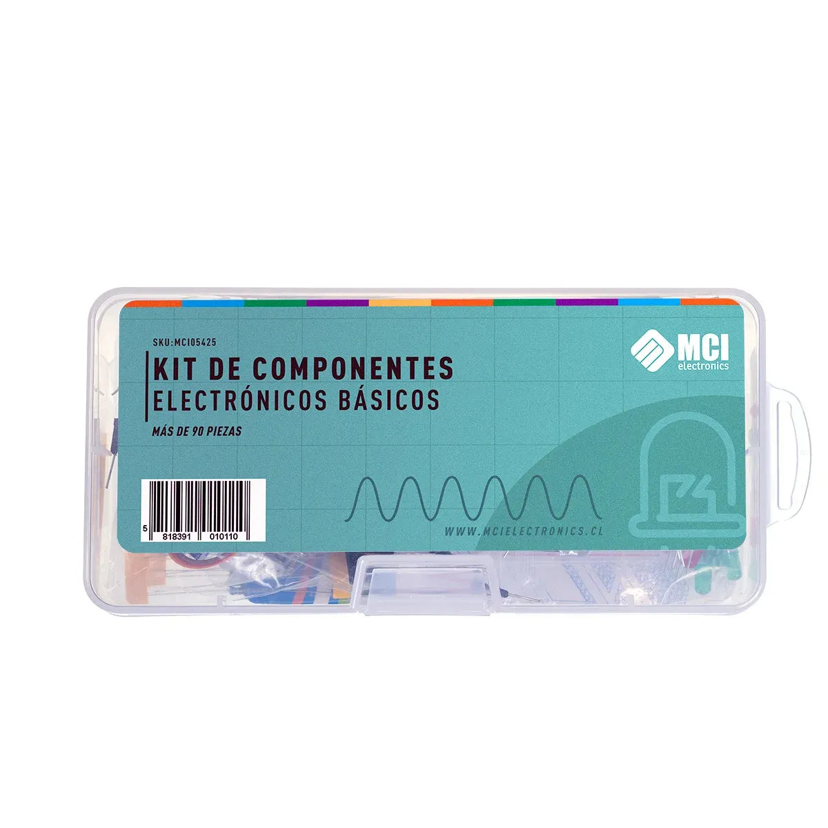 MCI Surtido de elementos electrónicos fundamentales en estuche
