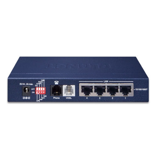 Extensor ethernet sobre cable de teléfono 10/100/1000T de 4 puertos a VDSL2: perfil 30a con vectorización G, RJ11