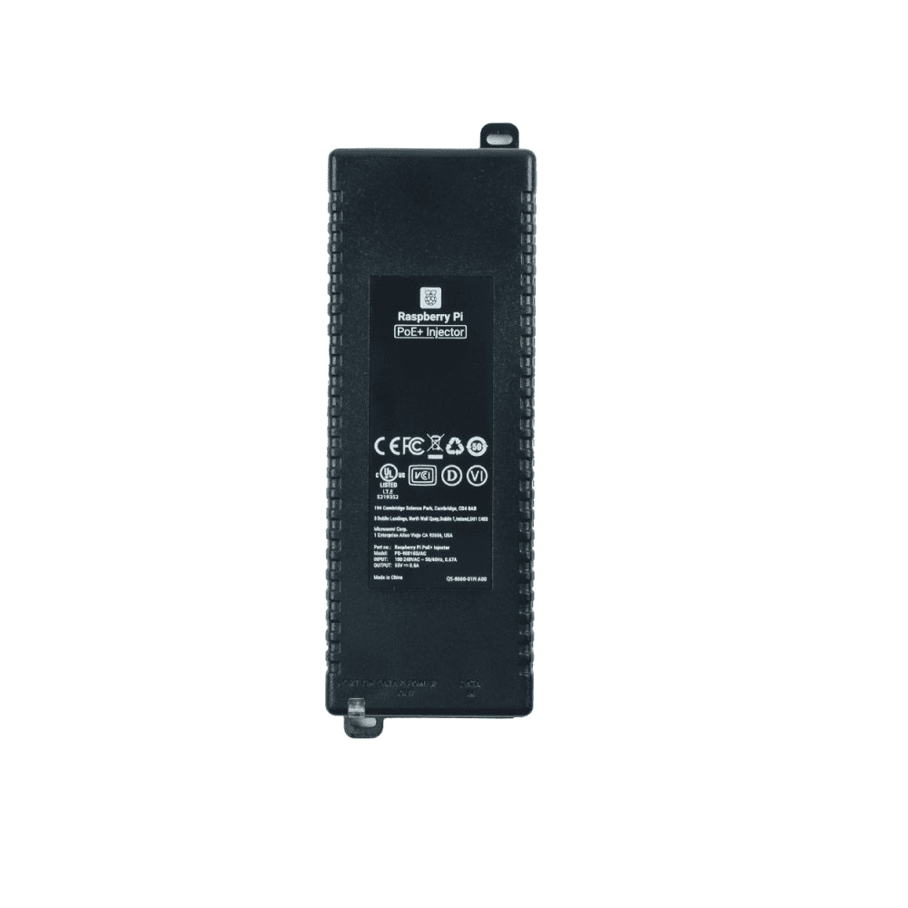 Inyector PoE+ Raspberry Pi 30W – Suministro de Energía PoE Certificado Oficial