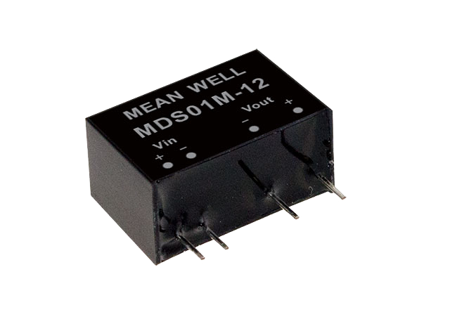 Conversor DC-DC modular médico 1W MDS/MDD01 - 10.8 a 13.2VDC - ±5V
