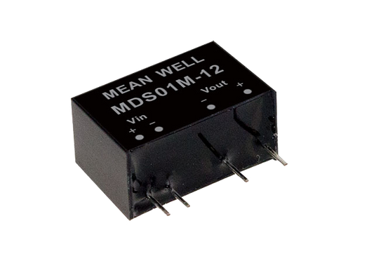 Conversor DC-DC modular médico 1W MDS/MDD01 - 10.8 a 13.2VDC - 15V