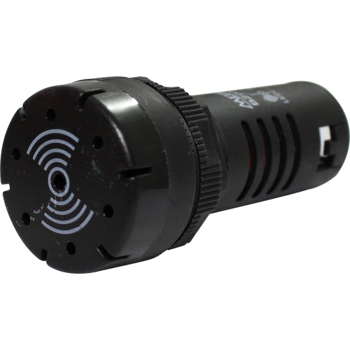Zumbador buzzer con piloto plástico 22mm serie BZ - Rojo - 220VAC/DC