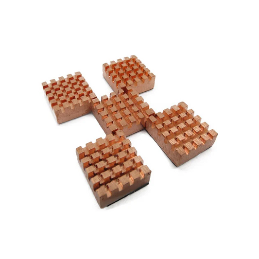 Conjunto de 5 Radiadores en Cobre de Alta Pureza