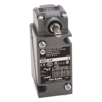 Limit Switch, NEMA 4/13, Plug-In, Lever Type, Spring Return