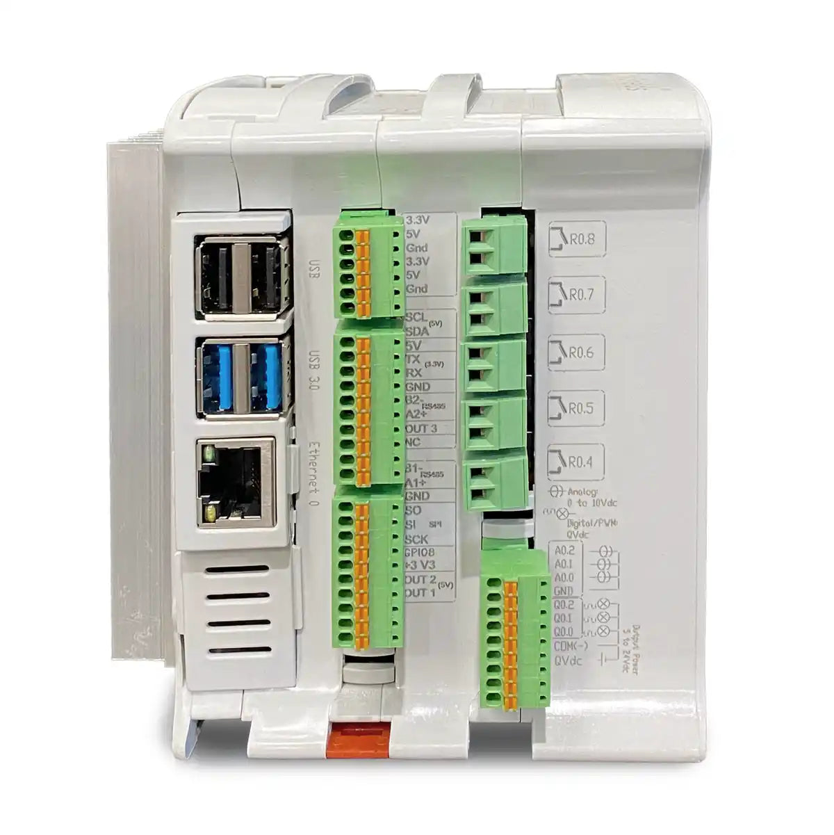 Controlador Lógico Programable Raspberry Pi 19R – 8 Contactores, Batería Integrada y Conectividad RS485/I2C/SPI
