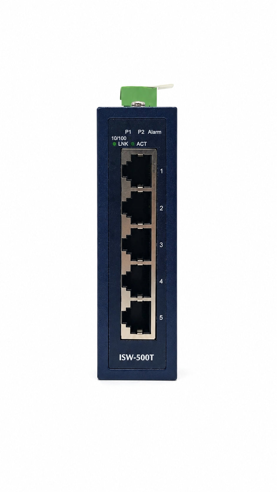 Switch Ethernet Compacto Industrial de 5 Puertos 10/100TX (Temperatura de Funcionamiento de -40 a 75 Grados C)