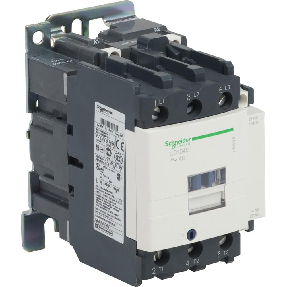 Contactor TeSys LC1-D - 3 poles - AC-3 440V 40 A
