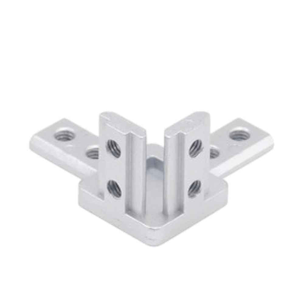 Conector Angular Triple de 3 Direcciones para Perfil 30x30