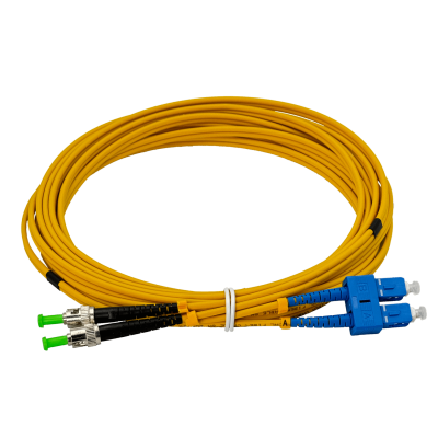 JFSCU5. 5mt SC/UPC-ST/APC Monomodo SM Dúplex Cable de Fibra 3.0mm 9/125um