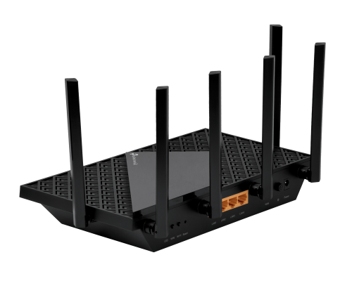 TP-LINK AXE75 WiFi 6E AXE5400 tribanda 6/5/2,4 GHz, 4 puertos LAN, 1 puerto WAN, USB 3.0, 6 antenas fijas