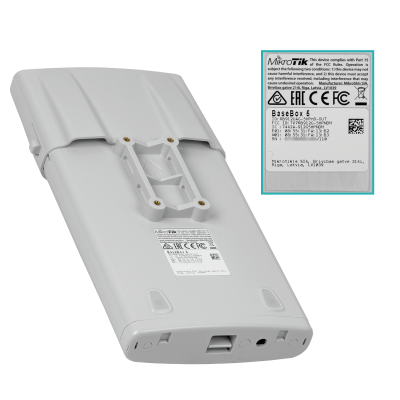 BASEBOX5 MIKROTIK Equipo de Exterior 5GHz 2x2 MIMO, Puerto MiniPCIe, Puerto Gigabit 10/100/1000, 2 Conectores RP-SMA, Modelo RB912UAG-5HPND-OUT