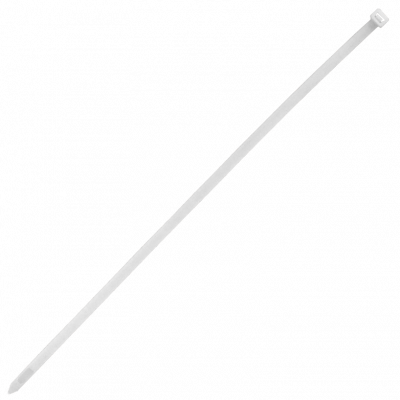 CV-74W. 50 unidades 400x7,2mm Blanca Sujetacables de Nylon 7.2x400mm