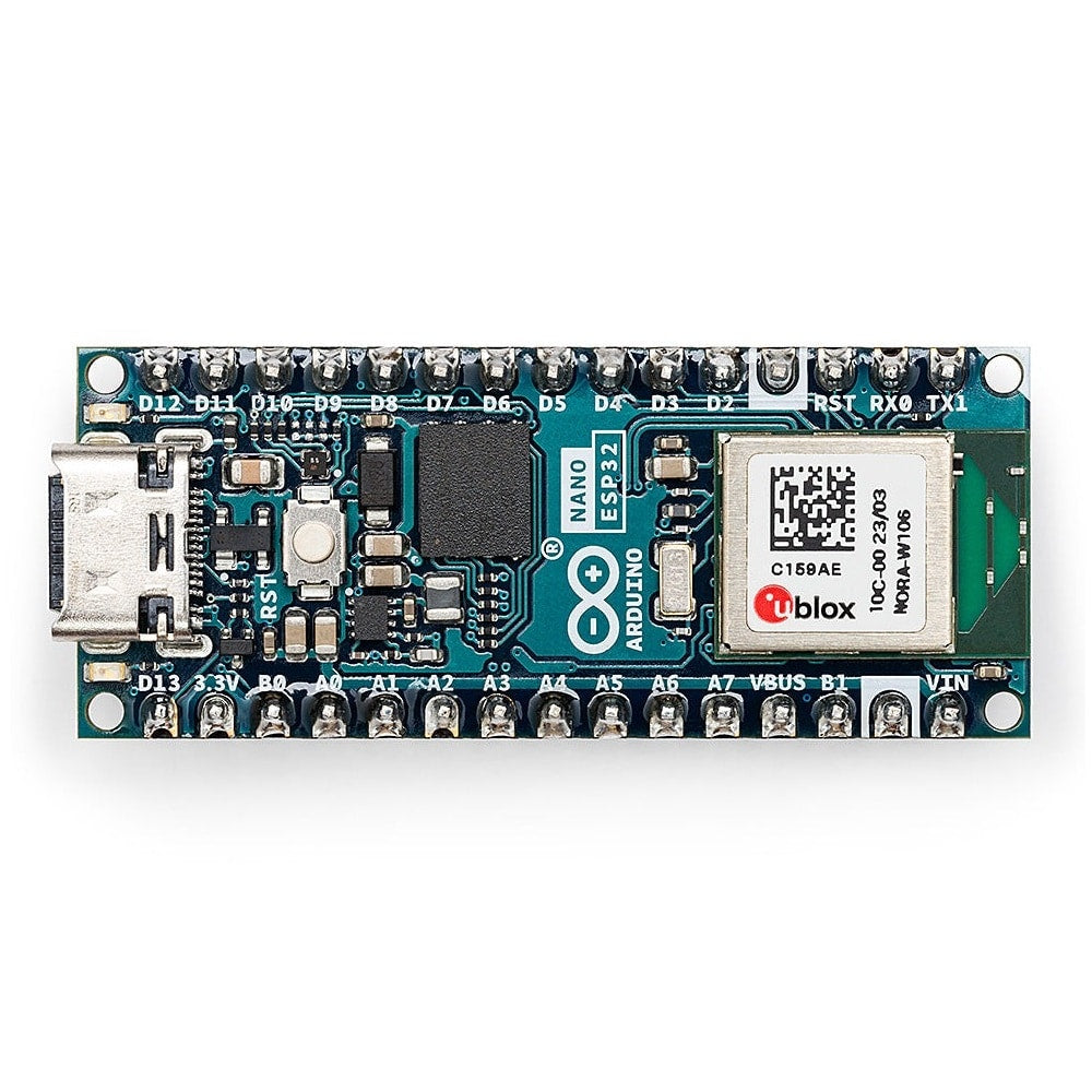 Microcontrolador Arduino Nano ESP32 con Pines Soldables