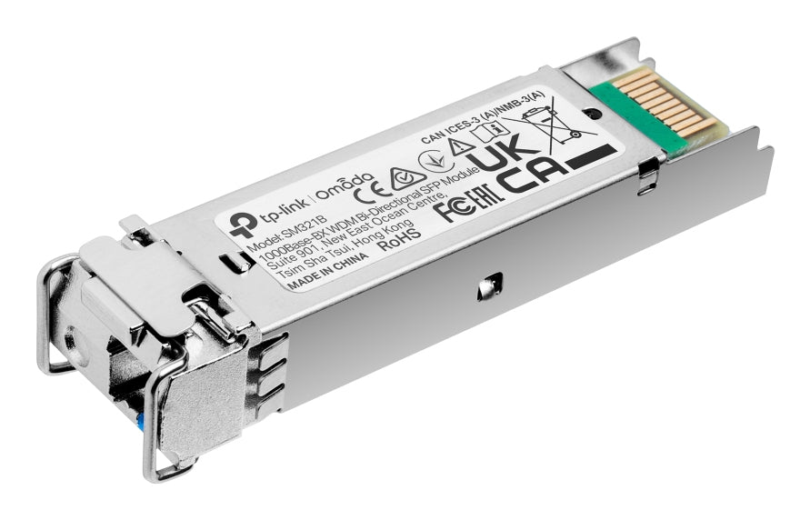 TP-Link Omada SM321B red modulo transceptor Fibra óptica 1250 Mbit/s SFP