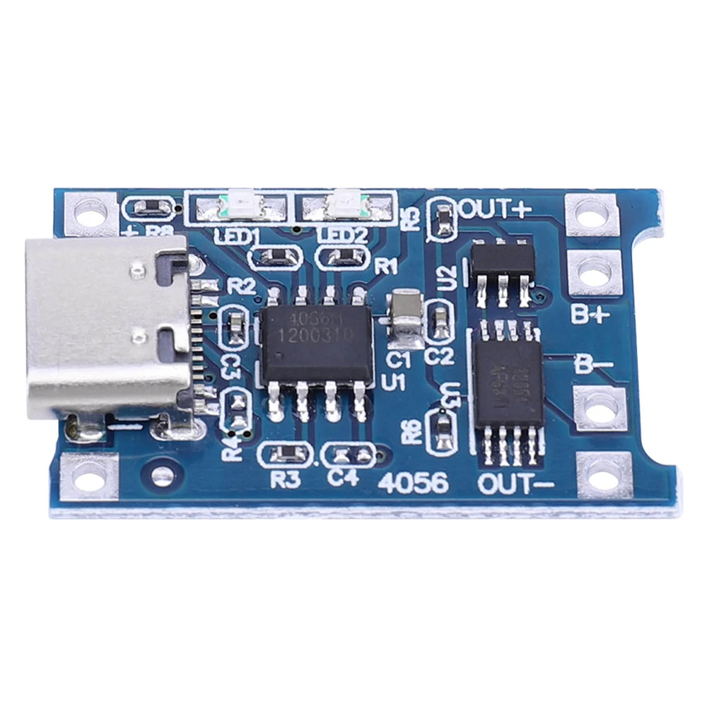 Unidad Cargadora 5V 1A con Conector Tipo-C USB e Integración de Protección para Batería Litio